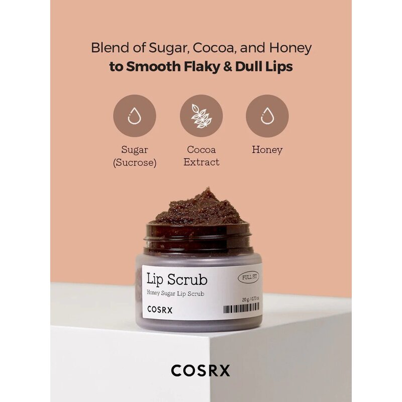 CosRX Full Fit Lip Srub Honey Sugar Lip Scrub – lūpų šveitiklis