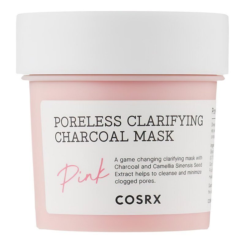CosRX Poreless Clarifying Charcoal Mask – poras sutraukianti veido kaukė su moliu ir anglimi