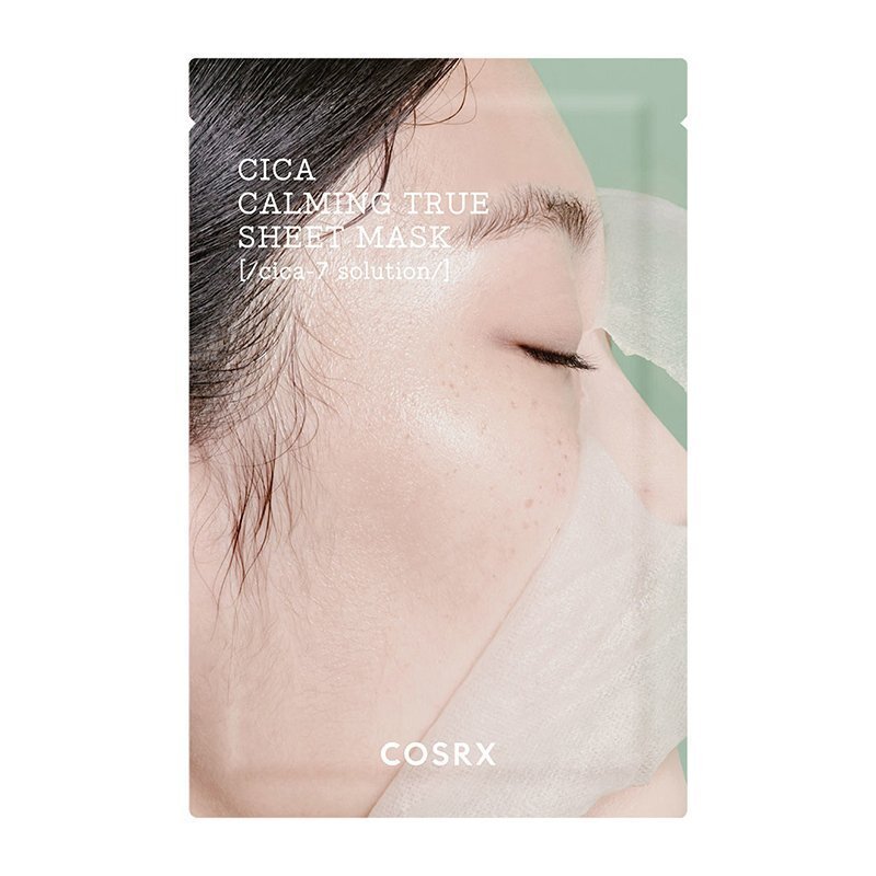 CosRX Pure Fit Cica Calming True Sheet Mask – raminamoji veido kaukė