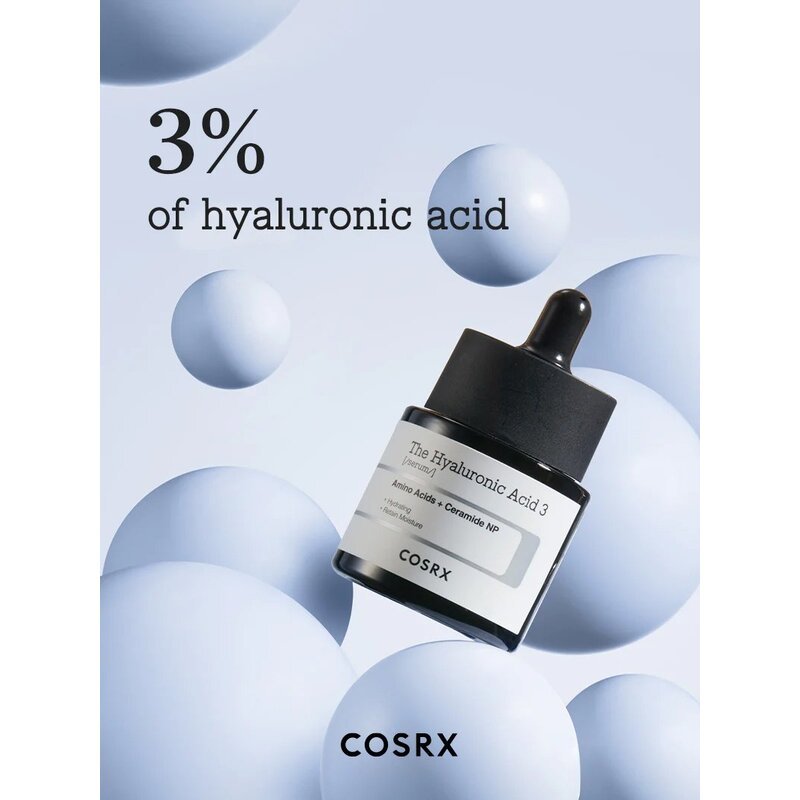 CosRX The Hyaluronic Acid 3 Serum - drėkinamasis serumas 