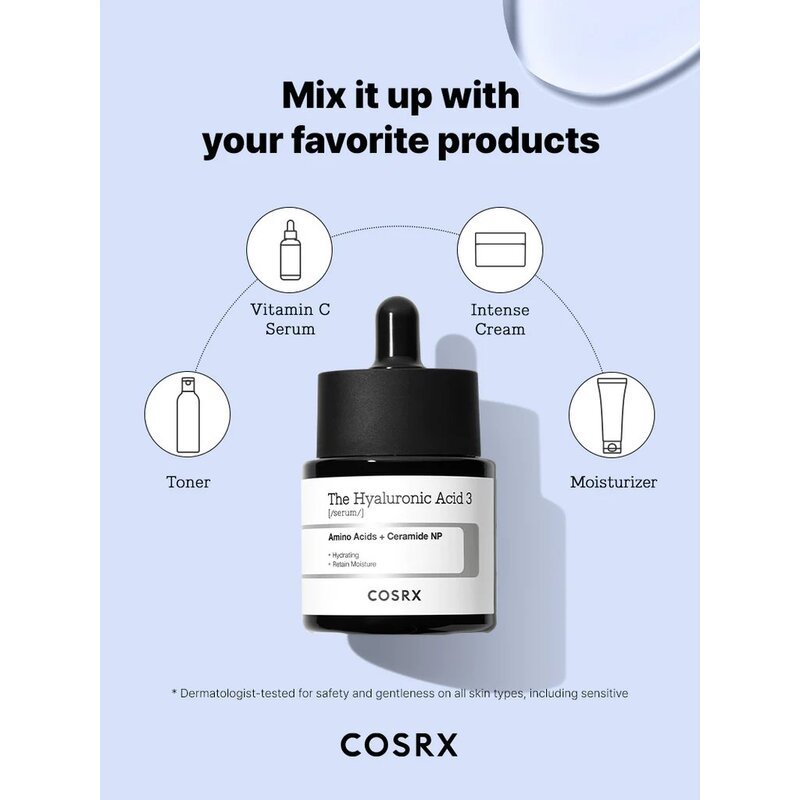 CosRX The Hyaluronic Acid 3 Serum - drėkinamasis serumas 