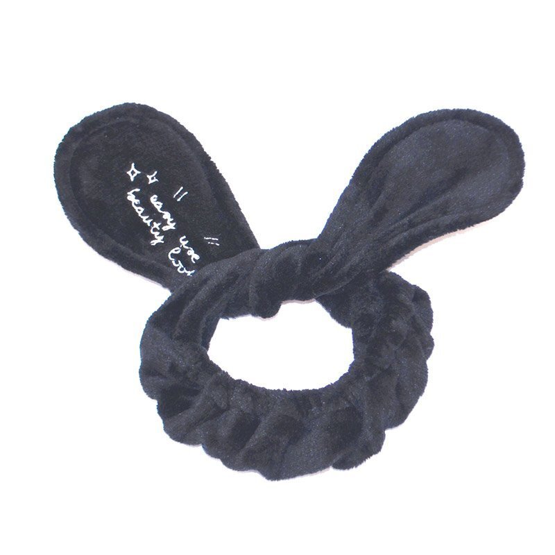 Dr. Mola Bunny Ears Black - plaukų juosta (APLAMDYTA DĖŽUTĖ)