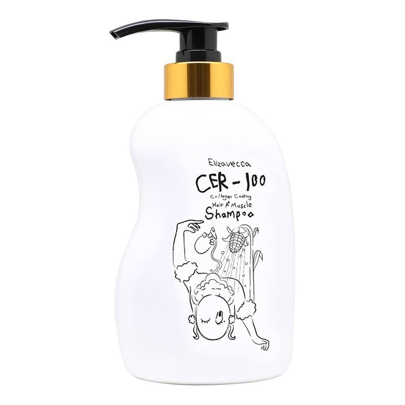 Elizavecca Cer-100 Collagen Coating Hair A+ Muscle Shampoo – plaukų šampūnas su kolagenu