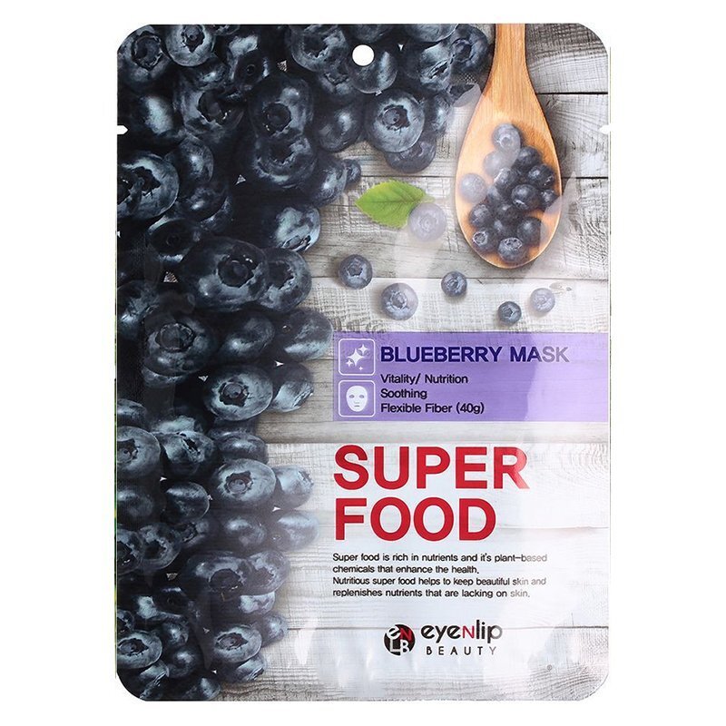 Eyenlip Super Food Blueberry Mask – veido kaukė