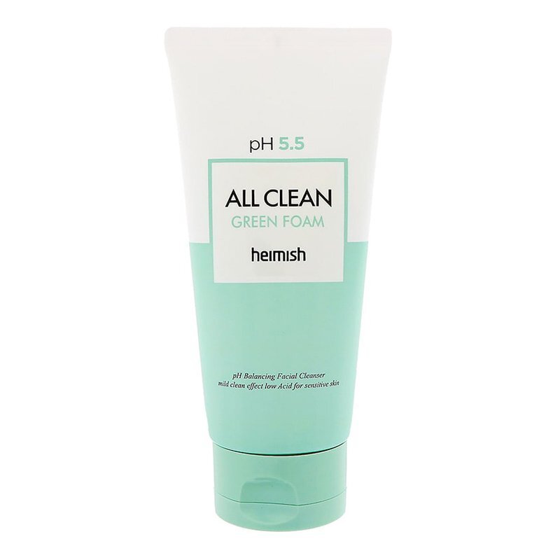 heimish All Clean Green Foam pH 5.5 - valomosios veido putos, 150 g.