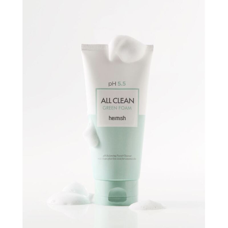 heimish All Clean Green Foam pH 5.5 - valomosios veido putos, 150 g.