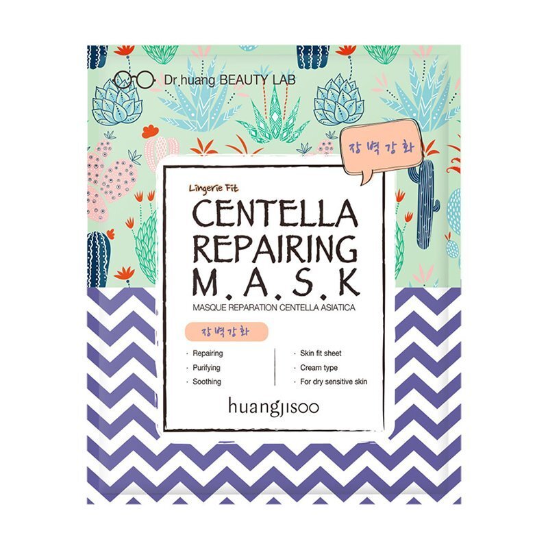 Huangjisoo Centella Repairing Mask – atkuriamoji veido kaukė