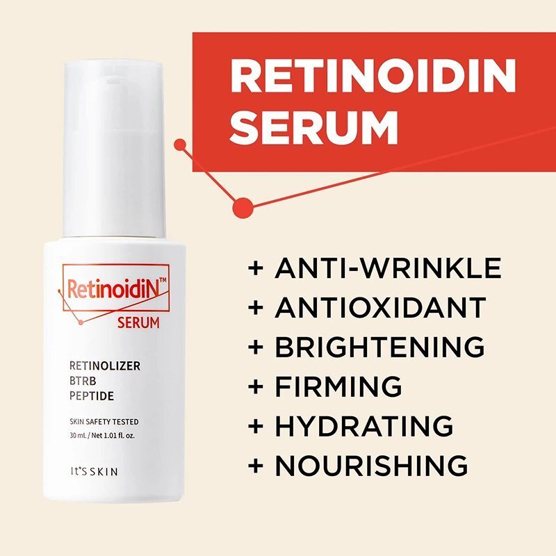 Its Skin Retinoidin Serum – priešraukšlinis veido serumas
