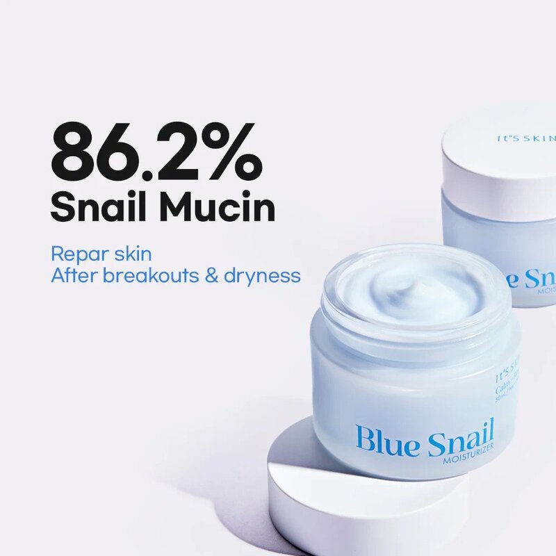 It's Skin Blue Snail Moisturizer – raminamasis drėkinamasis kremas