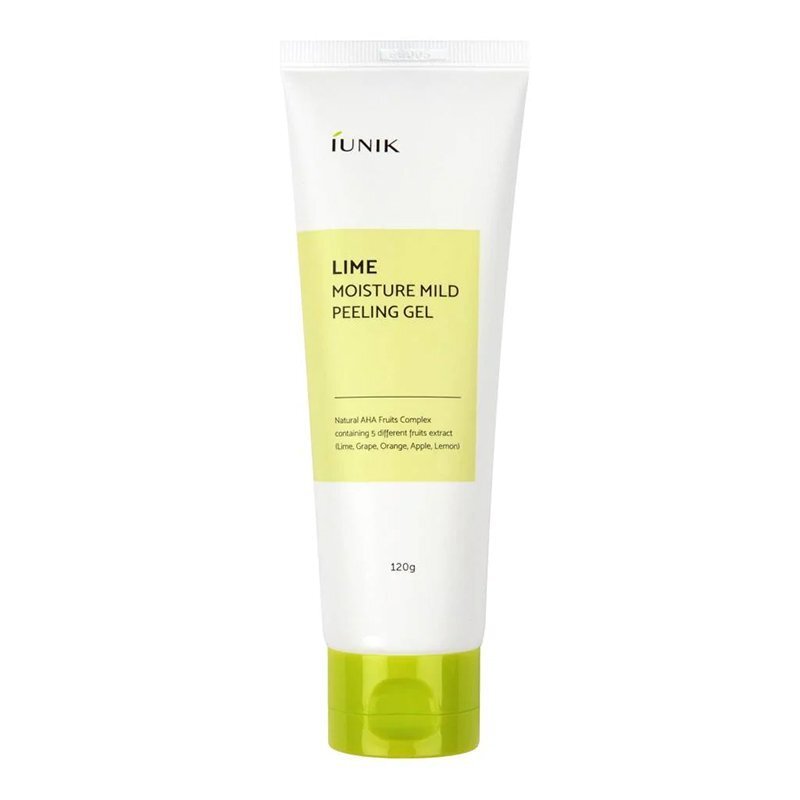 iUNIK Lime Moisture Mild Peeling Gel – gelinis veido pilingas