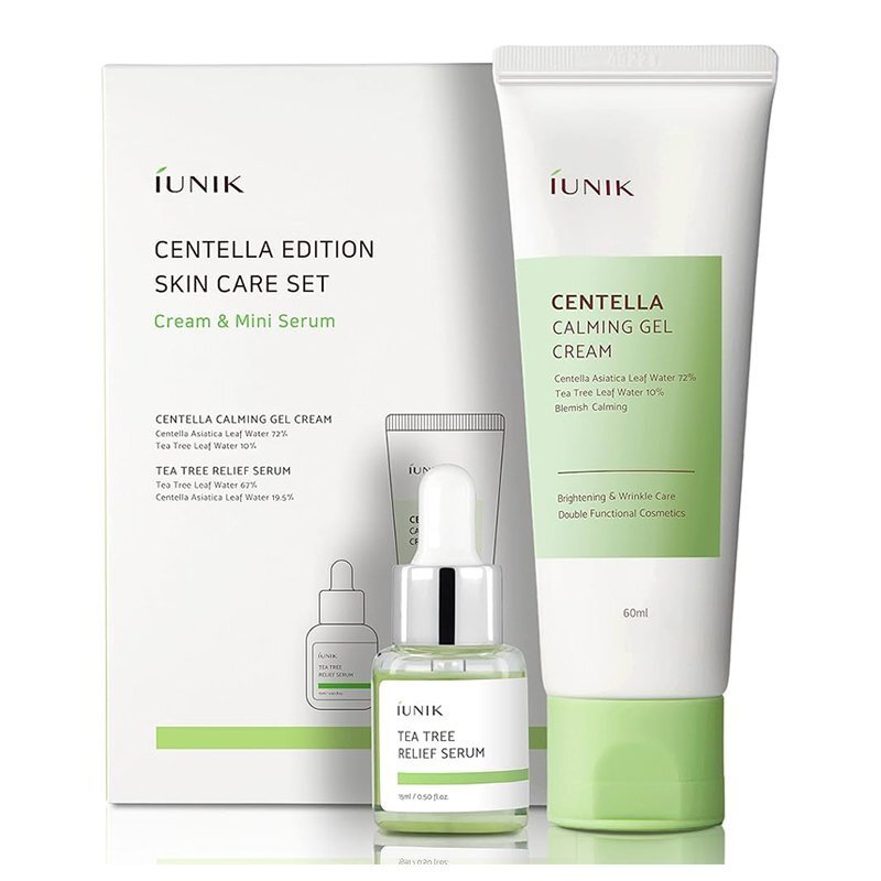 iUNIK Centella Edition Skincare Set – kosmetikos mini rinkinys su centele