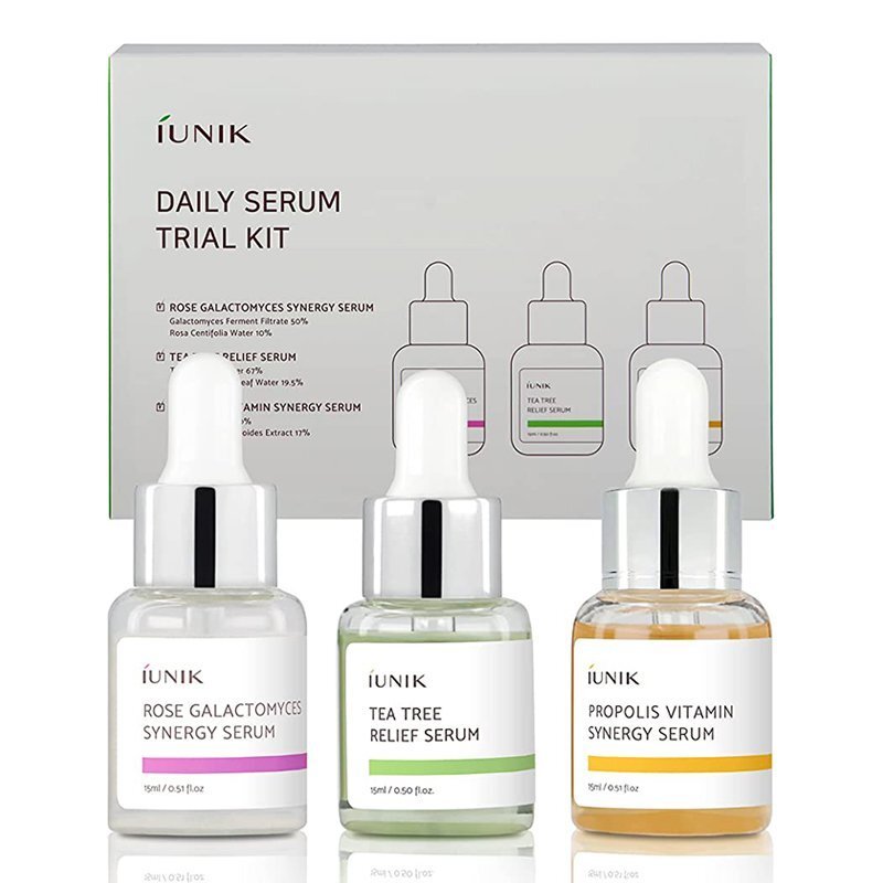 iUNIK Daily Serum Trial Kit – mini serumų rinkinys