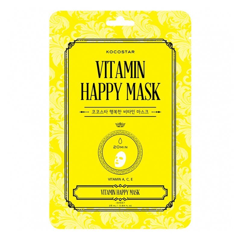Kocostar Vitamin Happy Mask – šviesinamoji veido kaukė