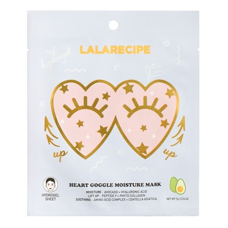 LALARECIPE Heart Goggle Moisture Mask – drėkinamoji paakių kaukė