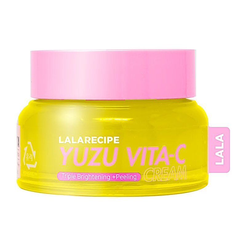 LALARECIPE Yuzu Vita C Cream – šviesinamasis kremas su vitaminu C