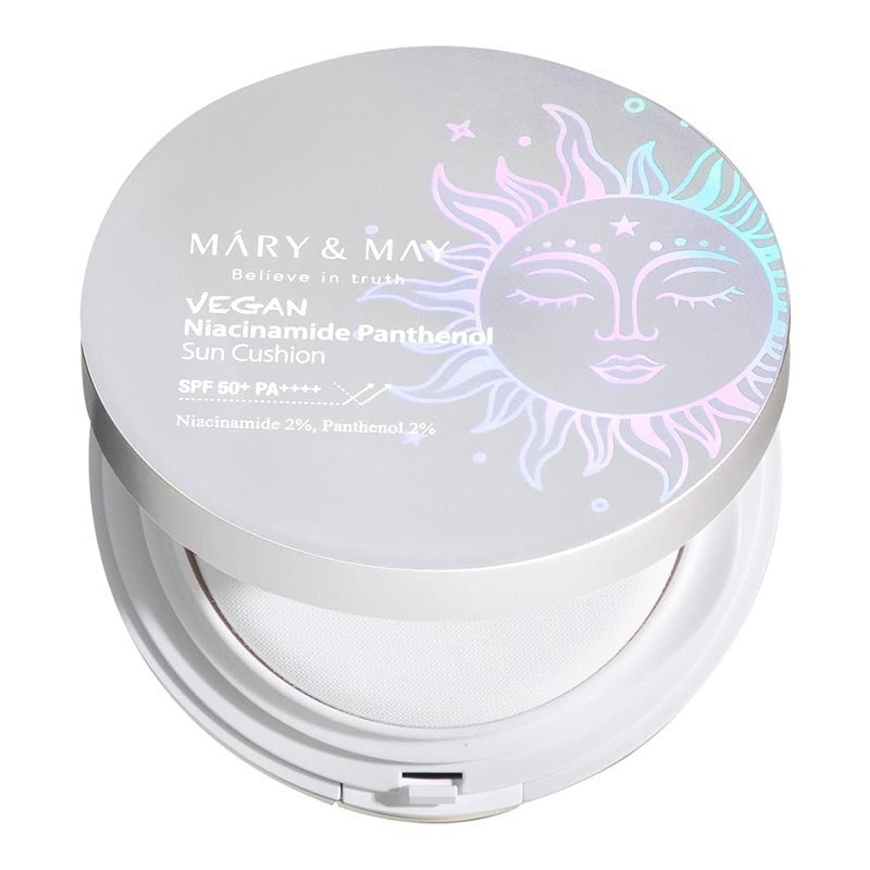 Mary May Vegan Niacinamide Panthenol Sun Cushion SPF50+ PA++++ – apsauginis kremas nuo saulės