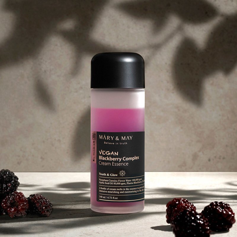 Mary May Vegan Blackberry Complex Cream Essence – drėkinamoji veido esencija