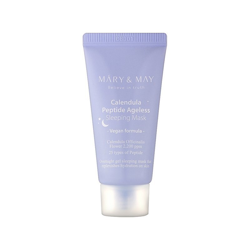 Mary & May Calendula Peptide Ageless Sleeping Mask – naktinė veido kaukė, 30 g.