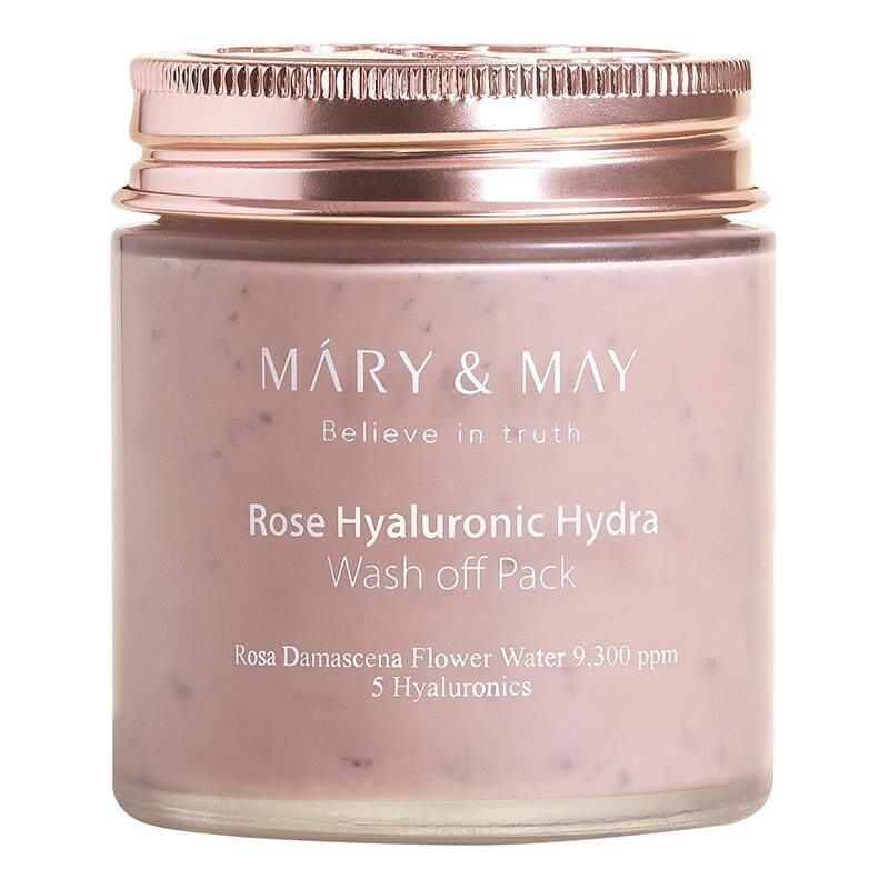 Mary & May Rose Hyaluronic Hydra Wash off Pack – nuplaunama molio kaukė