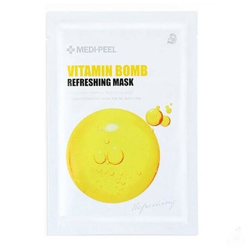 Medi-Peel Vitamin Bomb Refreshing Mask – gyvybingumą atkurianti veido kaukė