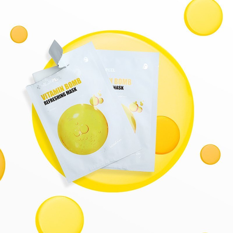 Medi-Peel Vitamin Bomb Refreshing Mask – gyvybingumą atkurianti veido kaukė