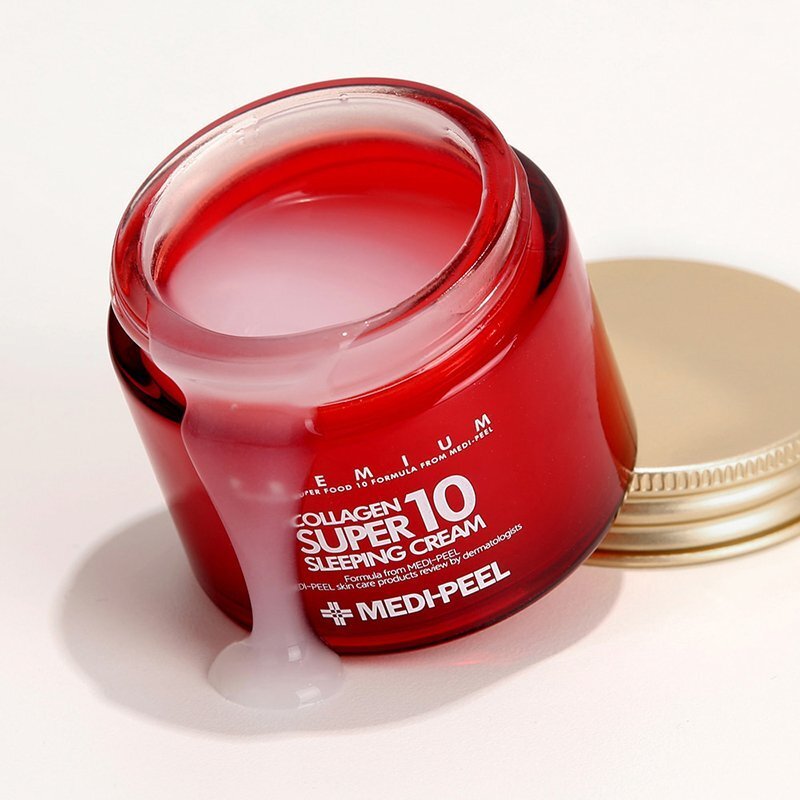 Medi-Peel Collagen Super 10 Sleeping Cream – stangrinamoji naktinė veido kaukė