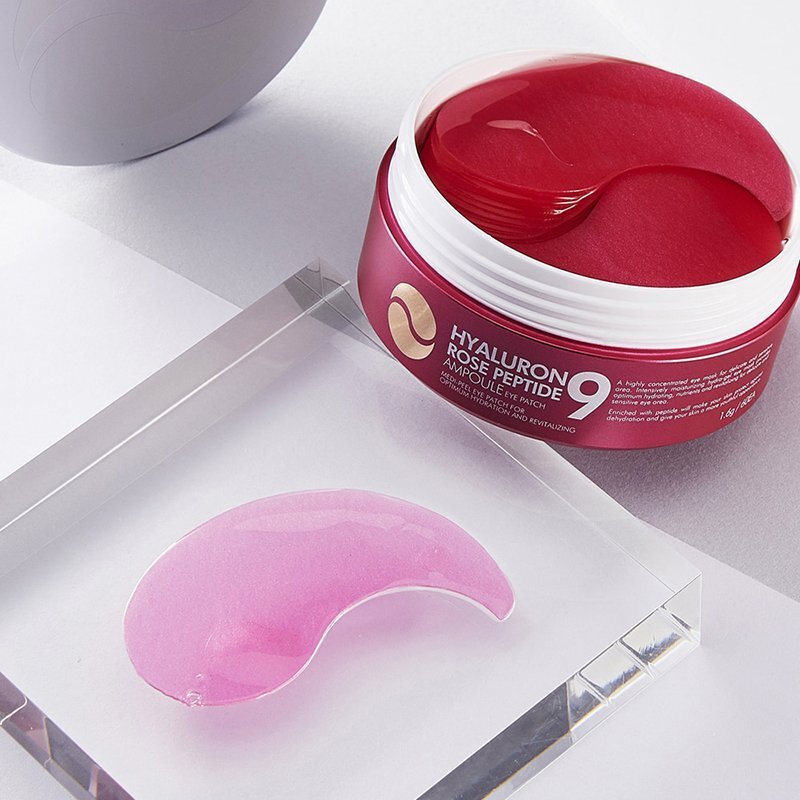 Medi-Peel Hyaluron Rose Peptide 9 Ampoule Eye Patch – gyvybingumą atkuriančios paakių kaukės