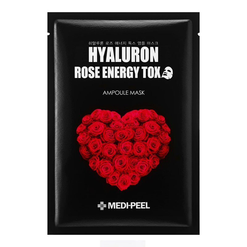 Medi-Peel Hyaluron Rose Energy Tox Ampoule Mask – veido kaukė