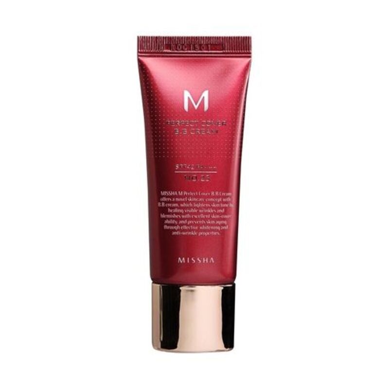 MISSHA M Perfect Cover BB Cream SPF42/PA+++ (No.25/Warm Beige) - BB kremas, 20 ml.