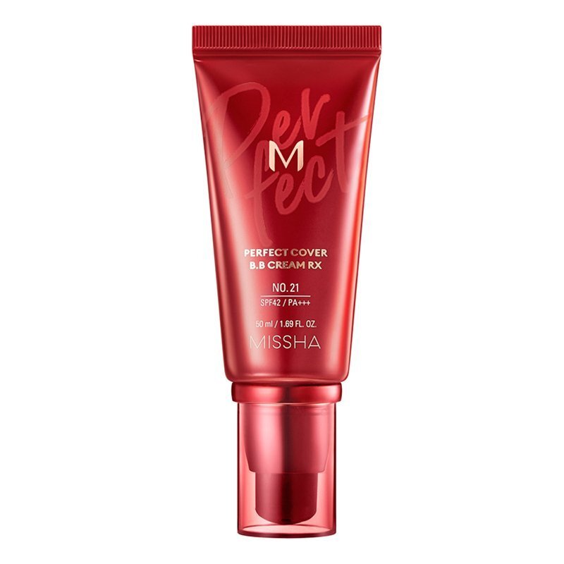 MISSHA M Perfect Cover BB Cream RX SPF42/PA+++ (No.21/Light Beige) - BB kremas, 50 ml. (2024.06.23)