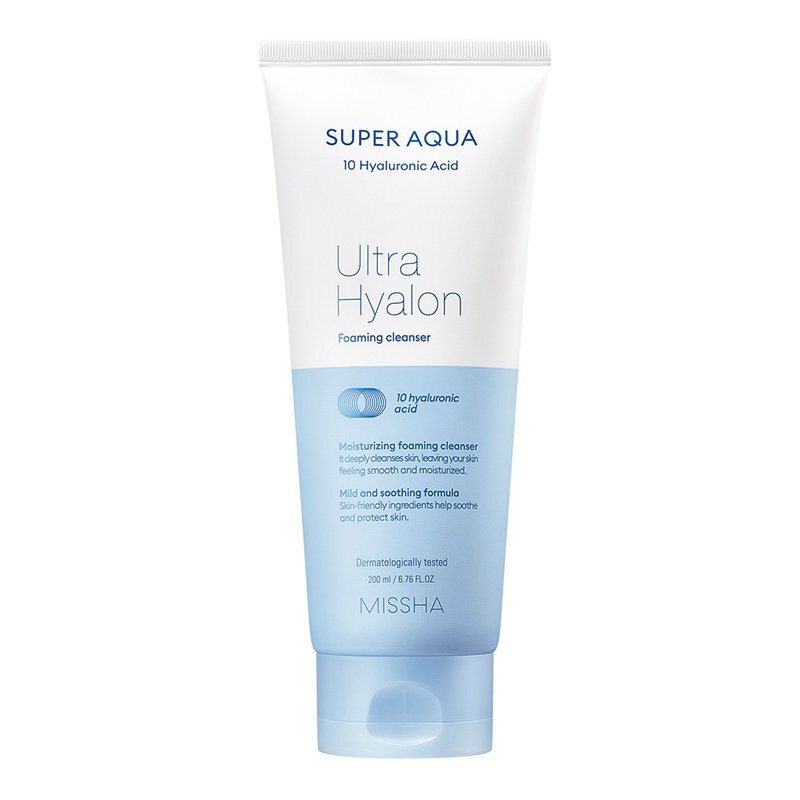 Missha Super Aqua Ultra Hyalron Cleansing Foam – drėkinamosios veido putos