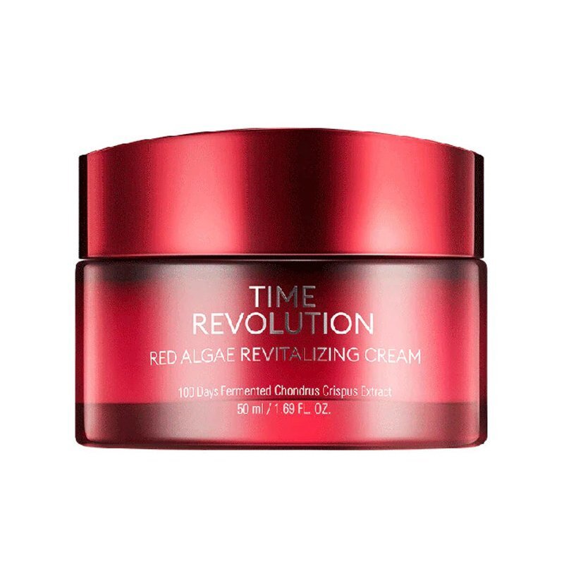Missha Time Revolution Red Algae Revitalizing Cream – gyvybingumą atkuriantis veido kremas