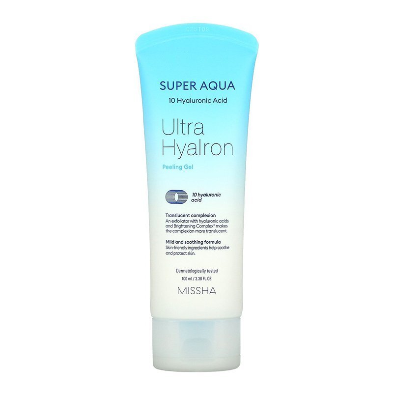 Missha Super Aqua Ultra Hyalron Peeling Gel - gelinis veido šveitiklis