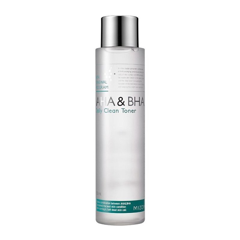 Mizon AHA&BHA Daily Clean Toner - šveičiamasis veido tonikas