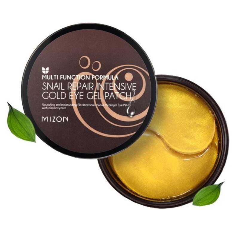 Mizon Snail Repair Intensive Gold Eye Gel Patch – paakių kaukės