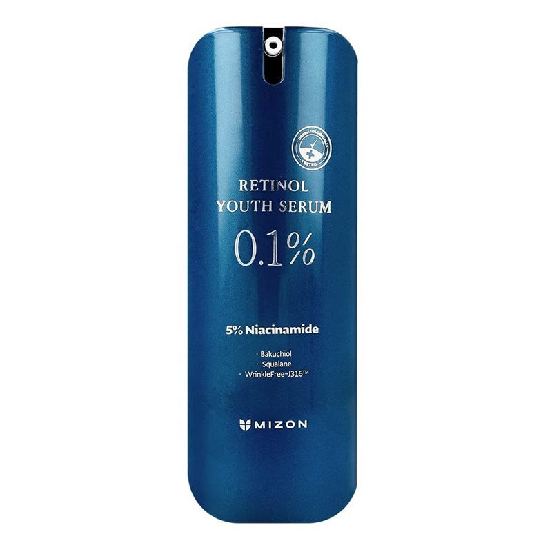 Mizon 0.1% Retinol Youth Serum – priešraukšlinis veido serumas su retinoliu