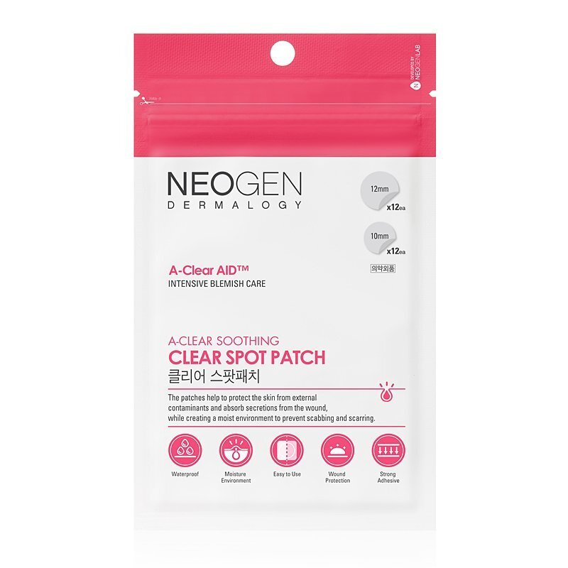Neogen A-Clear Soothing Clear Spot Patch - spuogų pleistrai