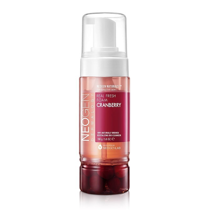 Neogen Dermalogy Real Fresh Foam Cranberry– gyvybingumą atstatančios veido putos