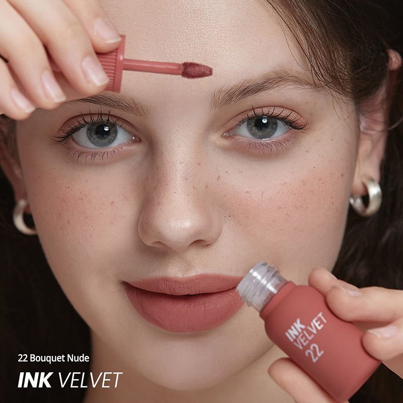 Peripera Ink Velvet 22 Bouquet Nude – lūpų dažai