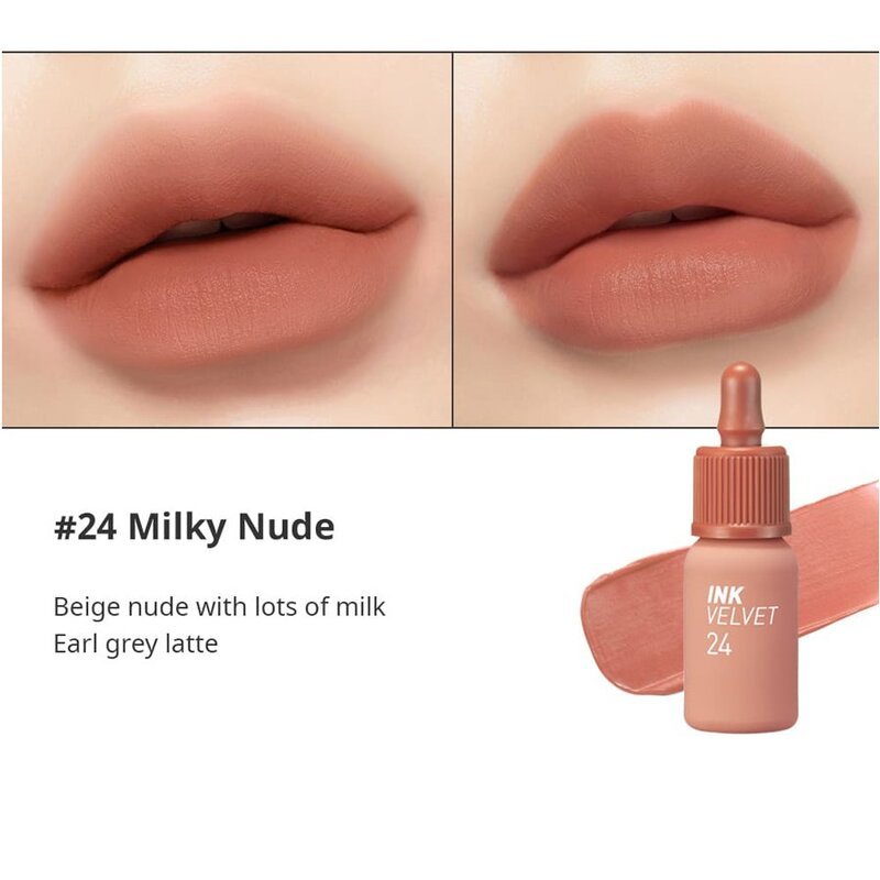 Peripera Ink Velvet 24 Milky Nude – lūpų dažai