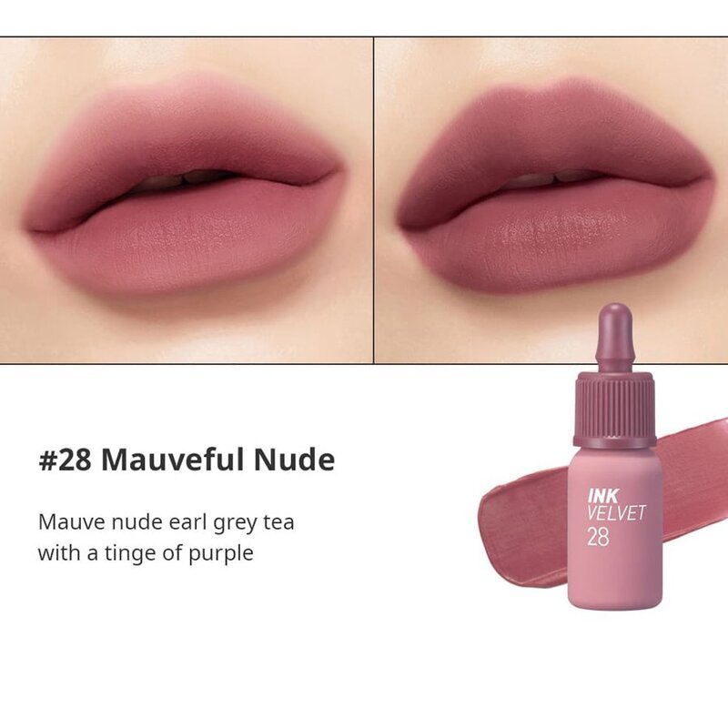 Peripera Ink Velvet 28 Mauveful Nude – lūpų dažai