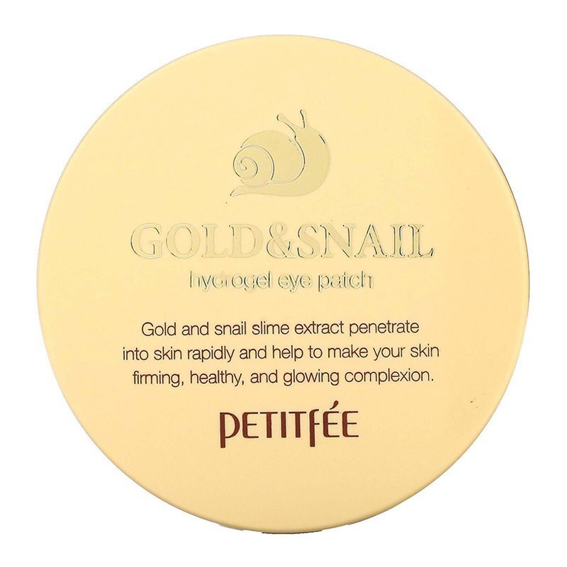 Petitfee Gold & Snail Hydrogel Eye Patch – paakių kaukės