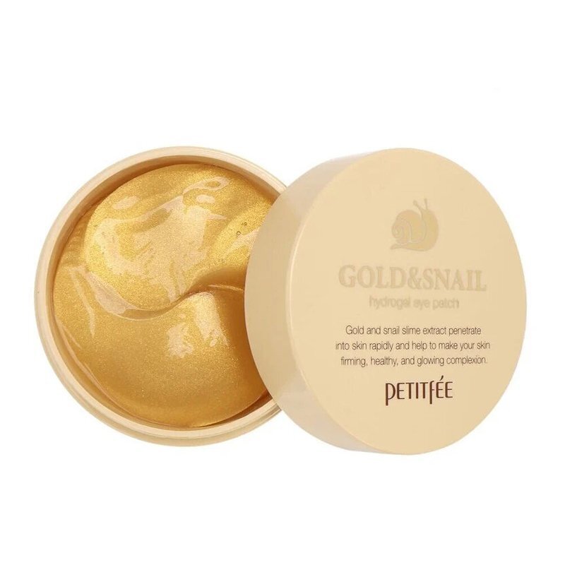 Petitfee Gold & Snail Hydrogel Eye Patch – paakių kaukės