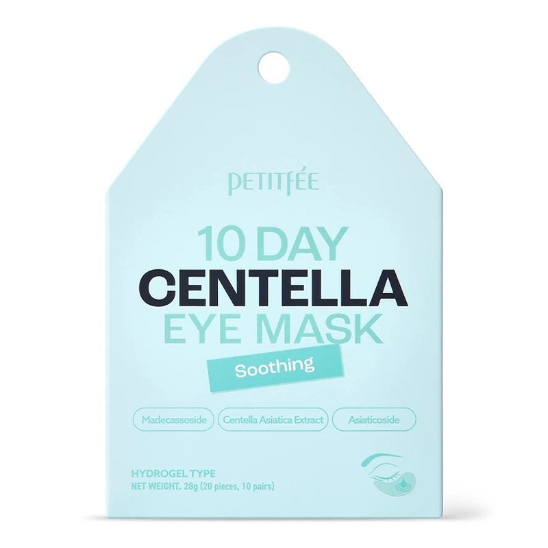 Petitfee 10 Day Centella Eye Mask - raminamosios paakių kaukės
