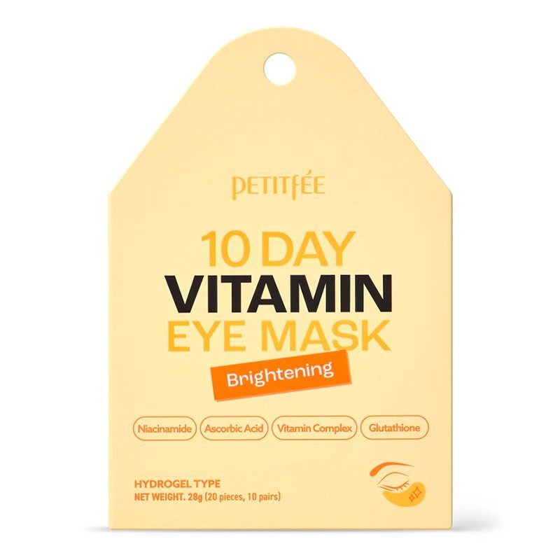 Petitfee 10 Day Vitamin Eye Mask - šviesinamosios paakių kaukės