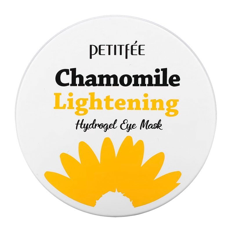 Petitfee Chamomile Lightening Hydrogel Eye Mask – šviesinamosios paakių kaukės