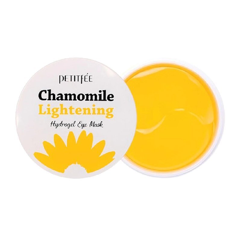 Petitfee Chamomile Lightening Hydrogel Eye Mask – šviesinamosios paakių kaukės