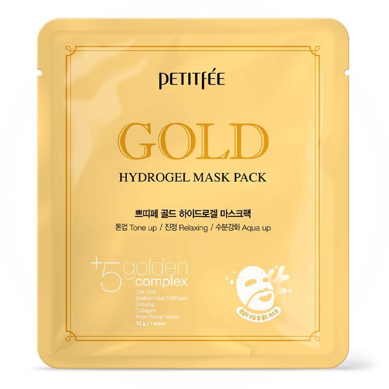 Petitfee Gold Hydrogel Mask Pack – veido kaukė