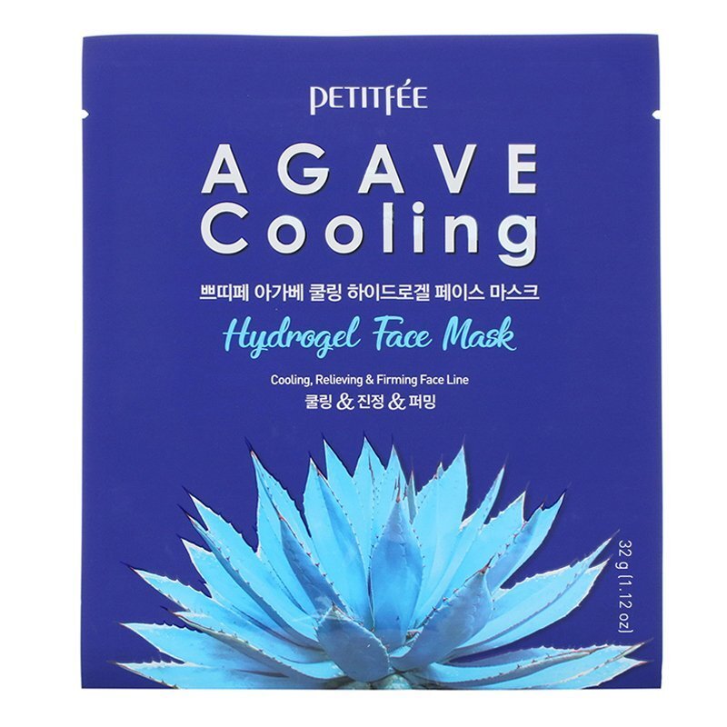 Petitfee Agave Cooling Hydrogel Face Mask – vėsinamoji hidrogelio kaukė