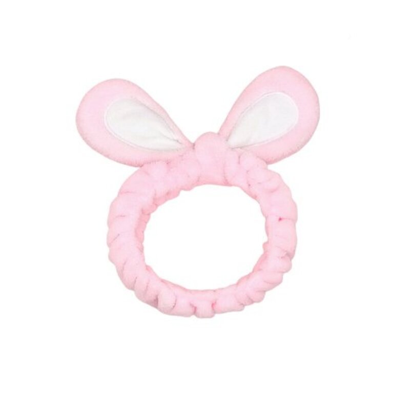 Fluffy Ears Hair Band Pink - plaukų juosta
